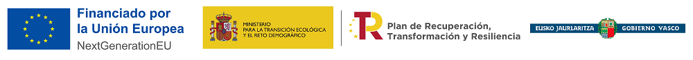 Next funtsen eta berreskuratze, eraldaketa eta erresilientzia planaren logoak